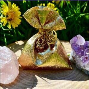 Money Mojo Bag for Wealth & Prosperity Handmade Charm to Attract Abundan…